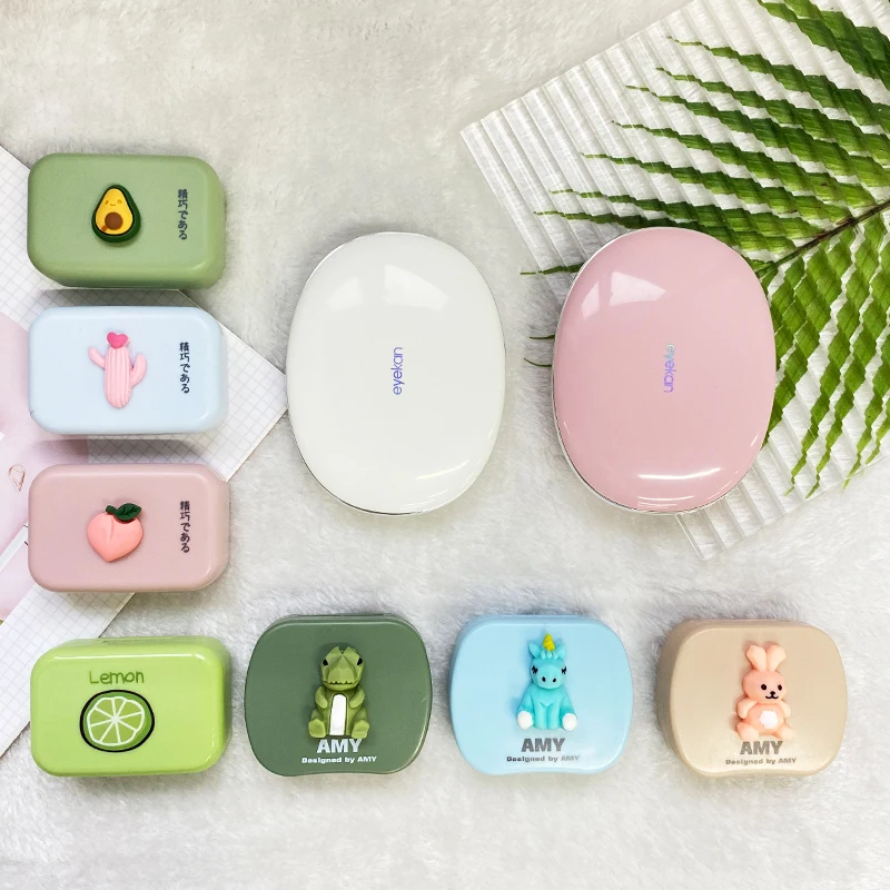 ovolook Cartoon Cosmetic Contact lens pop case with mirror contact lens case Travel box Eyewear Accessories Storage Holder 
ovolook Cartoon Cosmetic Contact lens pop case with mirror contact lens case Travel box Eyewear Accessories Storage Holder