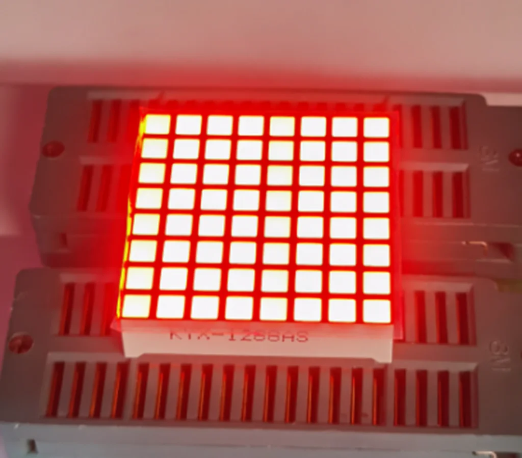 

10pcs 31.7 x 31.7mm 8X8 Red/Blue/White/Jade Green LED Dot Matrix Digital Tube Common Cathode/ Anode LED Display Module