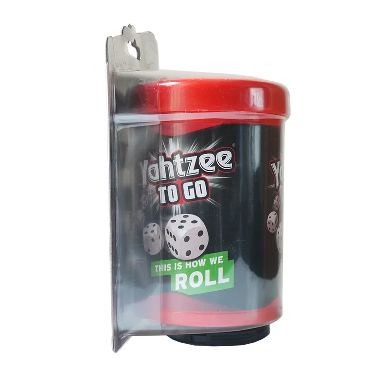 

Hasbro Gaming Yahtzee To Go Travel Game Classic Lucky Dice Cup Bar KTV Entertainment Gamble Party Game Adult Toys Christmas Gift