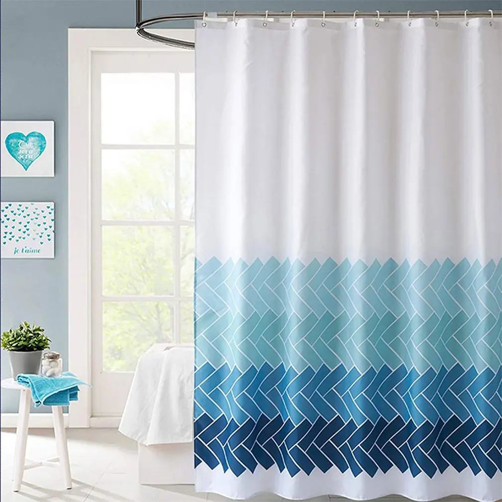 Nordic Wind With Hook Waterproof Polyester Bathroom Partition Shower Curtain S Geometric Printing Shower Curtain
Nordic Wind With Hook Waterproof Polyester Bathroom Partition Shower Curtain S Geometric Printing Shower Curtain