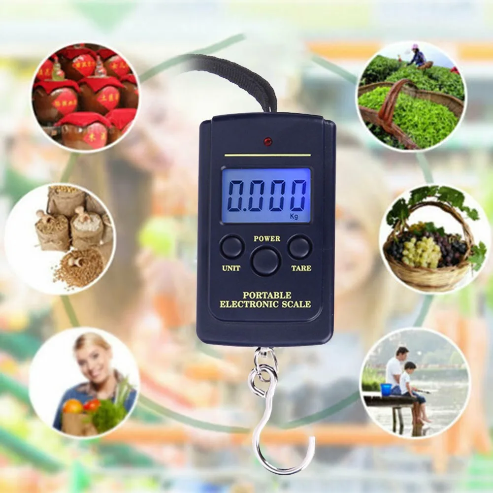 40kg/10g Digital Luggage Baggage Scale Fishing Electronic Scales Kitchen Weight Tools Kitchen Weight Tool Zero Tracking Tackle
40kg/10g Digital Luggage Baggage Scale Fishing Electronic Scales Kitchen Weight Tools Kitchen Weight Tool Zero Tracking Tackle