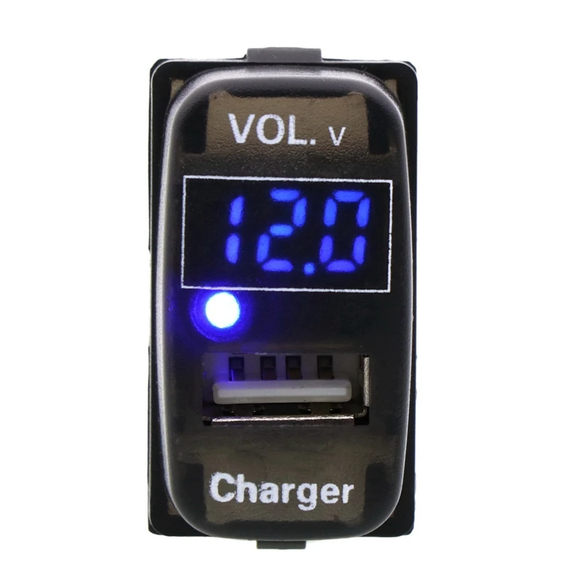 USB Charger DC12V 5V 2.1A Socket Car Led Digital Voltage Display Voltage Meter Battery Monitor for Mitsubishi
USB Charger DC12V 5V 2.1A Socket Car Led Digital Voltage Display Voltage Meter Battery Monitor for Mitsubishi