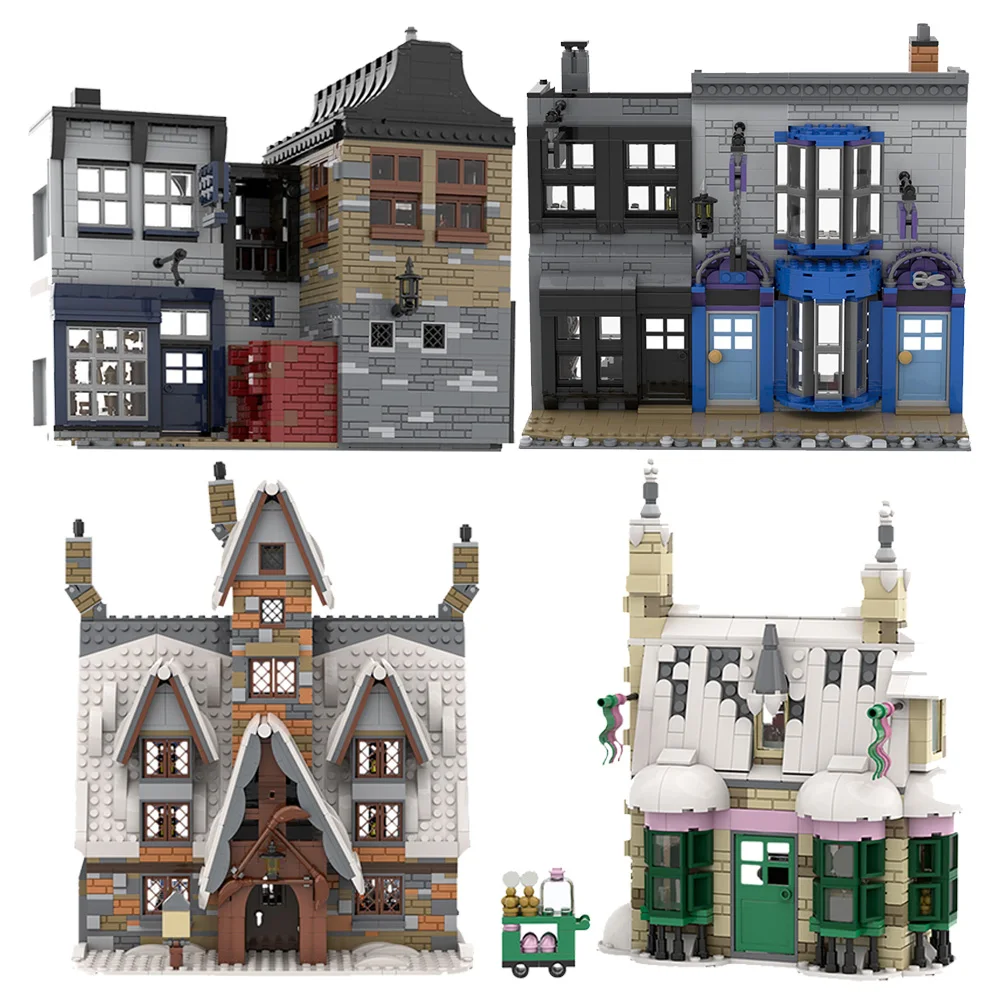 MOC Magic Architecture House The Medieval Smithy Christmas Church Building Blocks Kit Town Street Shop Bricks Toys For Children
MOC Magic Architecture House The Medieval Smithy Christmas Church Building Blocks Kit Town Street Shop Bricks Toys For Children