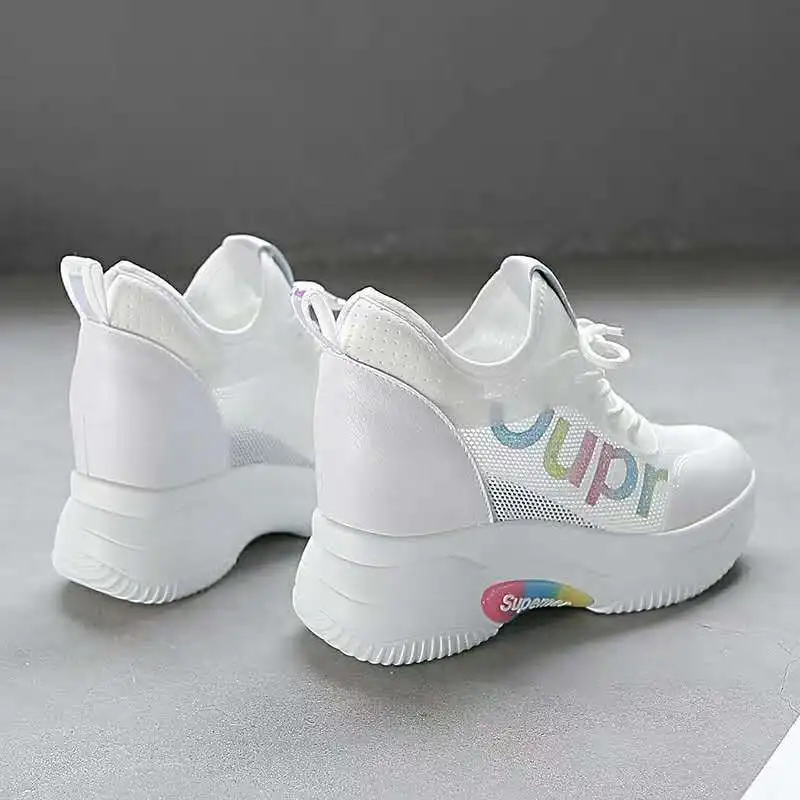 Height Increasing Women Casual Shoes Summer Mesh Breathable Ladies Sneakers Fashion Wedge Platform Female Vulcanized Shoes
Height Increasing Women Casual Shoes Summer Mesh Breathable Ladies Sneakers Fashion Wedge Platform Female Vulcanized Shoes