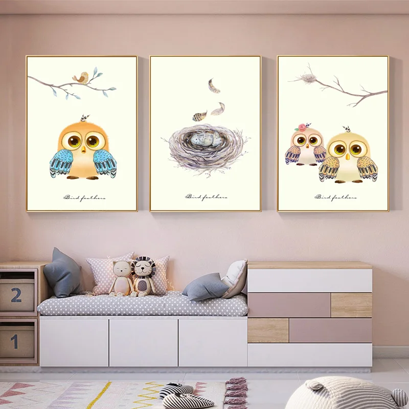 Cartoon Lovely Vivid Baby Birds Poster Feather Wall Art Picture And Prints Nordic Canvas Painting For Kid Bedroom Home Decor
Cartoon Lovely Vivid Baby Birds Poster Feather Wall Art Picture And Prints Nordic Canvas Painting For Kid Bedroom Home Decor