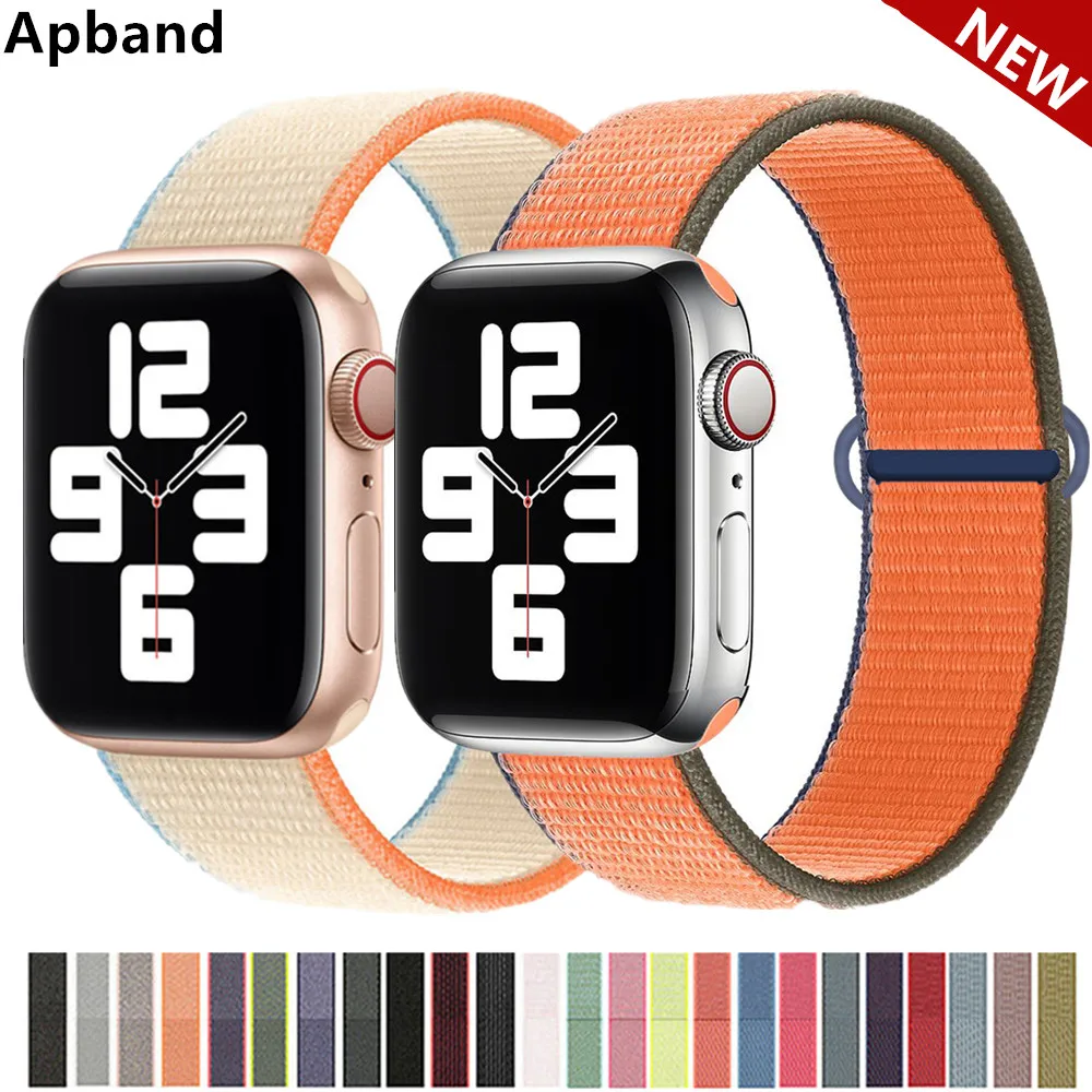 Nylon Loop strap For apple watch band 44mm 40mm 42MM 38MM iWatch band bracelet belt watchband For apple watch series 4 3 5 SE 6
Nylon Loop strap For apple watch band 44mm 40mm 42MM 38MM iWatch band bracelet belt watchband For apple watch series 4 3 5 SE 6