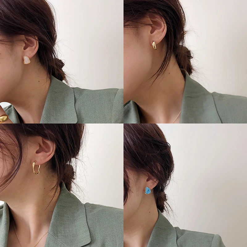 Kshmir Drop Earrings with Combined Earrings Stylish Earrings for Dongdaemun 3 Pairs of Stylish and Irregular Women Geometric
Kshmir Drop Earrings with Combined Earrings Stylish Earrings for Dongdaemun 3 Pairs of Stylish and Irregular Women Geometric