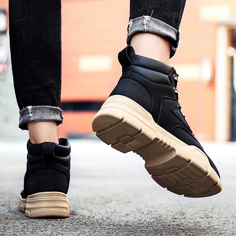 High Top Shoes Zapatos Cuero Hombre De Para Military Boots Men's Winter Shoes Men Outdoor Sneaker Casual Snow High Top
High Top Shoes Zapatos Cuero Hombre De Para Military Boots Men's Winter Shoes Men Outdoor Sneaker Casual Snow High Top