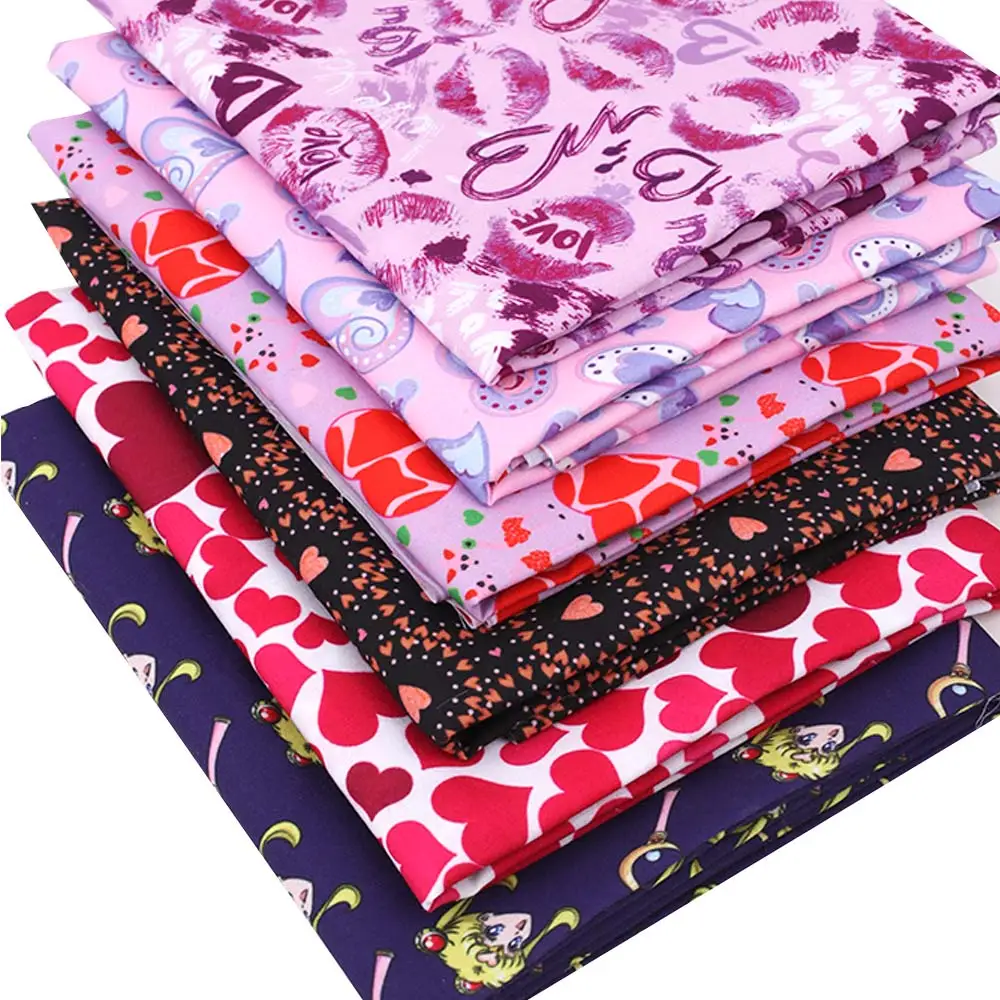 Valentine's Day Polyester Cotton Fabric Love Printed Cloth Sheets DIY Dress Fabric By Yard Designer Home Textile 45*145cm 1pc
Valentine's Day Polyester Cotton Fabric Love Printed Cloth Sheets DIY Dress Fabric By Yard Designer Home Textile 45*145cm 1pc