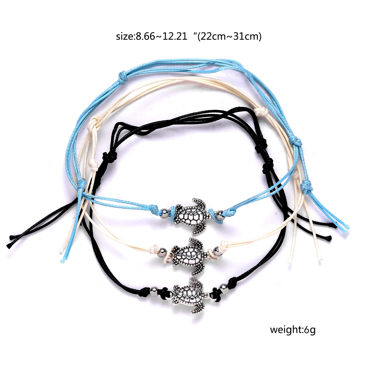 3 Pcs Vintage Anklets For Women Turtle Pendant Anklet Summer Rope Ankle Bracelet on Leg Beach Barefoot Party Jewelry Gift 
3 Pcs Vintage Anklets For Women Turtle Pendant Anklet Summer Rope Ankle Bracelet on Leg Beach Barefoot Party Jewelry Gift