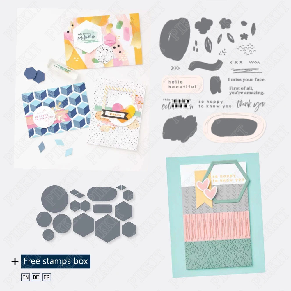 Simple Pattern Metal Cutting Die And Stamps Scrapbooking Background DIY Decoration Craft Embossing
Simple Pattern Metal Cutting Die And Stamps Scrapbooking Background DIY Decoration Craft Embossing