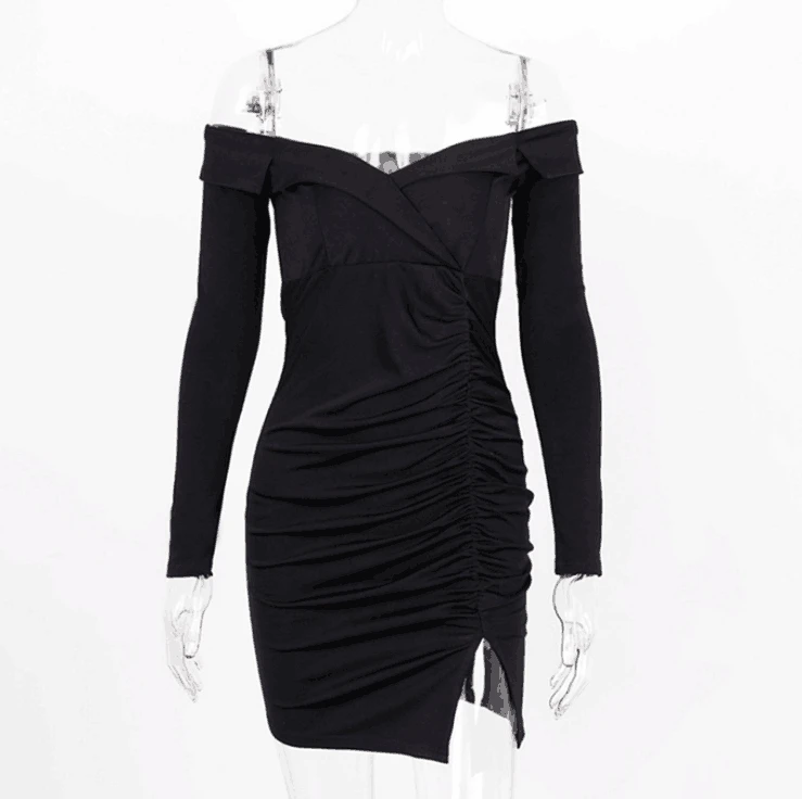 Yzeqi Sexy Fashion Off Shoulder Bodycon Dress Women Long Sleeve Autumn Mini Club Dress Female Party Short Dress Girl Summer 2020
Yzeqi Sexy Fashion Off Shoulder Bodycon Dress Women Long Sleeve Autumn Mini Club Dress Female Party Short Dress Girl Summer 2020