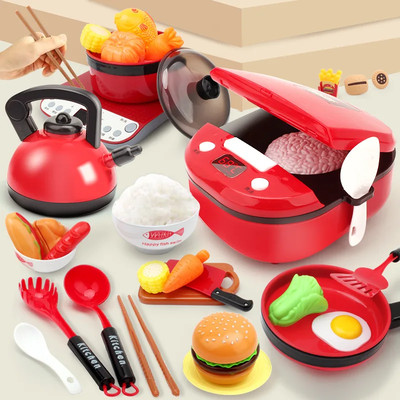 Детский игровой домик, кухонная игрушка, имитация кухонной утвари, Детская Кулинария, рисоварка, резка фруктов и овощей, игрушка для девочек
Детский игровой домик, кухонная игрушка, имитация кухонной утвари, Детская Кулинария, рисоварка, резка фруктов и овощей, игрушка для девочек
