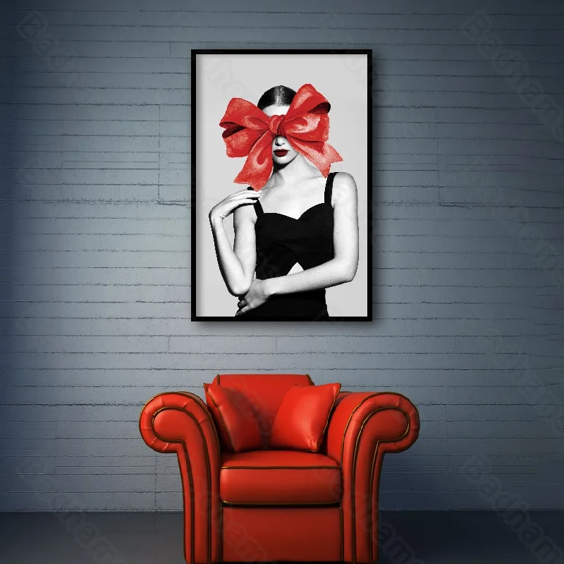 Waterproof Ink Painting Living Room Background Wall Painting Home Decoration Bedroom Painting Red Bow Masked Canvas Painting
Waterproof Ink Painting Living Room Background Wall Painting Home Decoration Bedroom Painting Red Bow Masked Canvas Painting