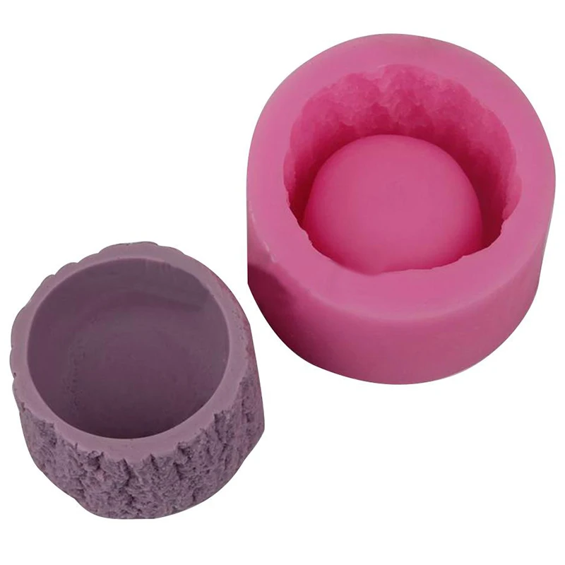 

Succulent Plant Flower Pot Silicone Mold Gypsum Cement Fleshy Flower Bonsai DIY Ashtray Candle Holder Mould