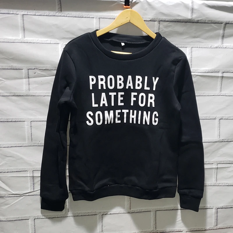 Women's Fashionable Long Sleeve Casual Sweatshirt Letter Printing Harajuku Style O-Neck Sweatshirt Clothing Plus Size S-2XL
Women's Fashionable Long Sleeve Casual Sweatshirt Letter Printing Harajuku Style O-Neck Sweatshirt Clothing Plus Size S-2XL