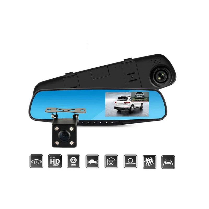 Full HD 1080p 720p Dash Cam T600 Car Black Box Dual Lens Loop Recording Auto Electronics Car Camera Recorder
Full HD 1080p 720p Dash Cam T600 Car Black Box Dual Lens Loop Recording Auto Electronics Car Camera Recorder