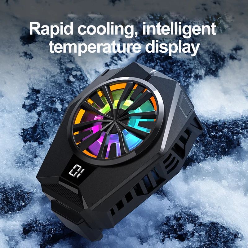 Cell Phone Cooler Portable Mobile Phone Radiator Digital display Cooling Fan Dissipate Heat Cooling Phone Temperature For Gaming
Cell Phone Cooler Portable Mobile Phone Radiator Digital display Cooling Fan Dissipate Heat Cooling Phone Temperature For Gaming