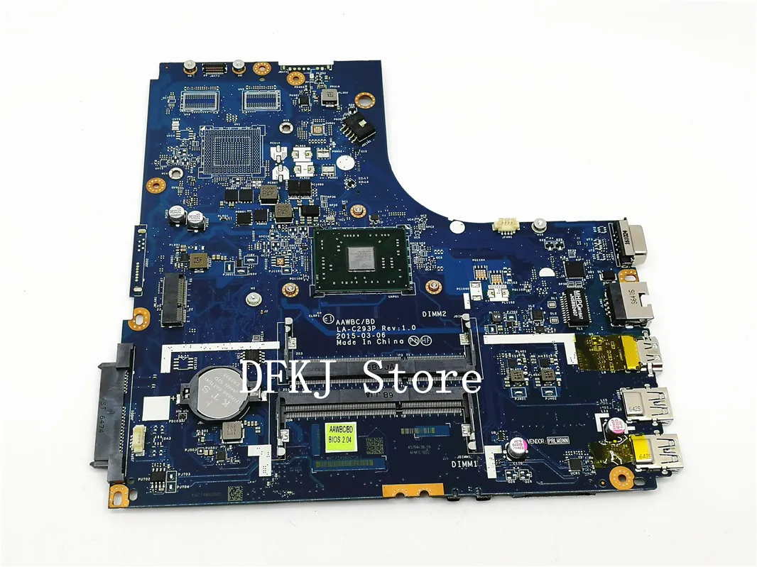 5B20J22931 для Lenovo B51-35 AAWBC/BD LA-C293P материнская плата для ноутбука с A8-7410U (для процессора AMD) DDR3 Бесплатная доставка
5B20J22931 для Lenovo B51-35 AAWBC/BD LA-C293P материнская плата для ноутбука с A8-7410U (для процессора AMD) DDR3 Бесплатная доставка
