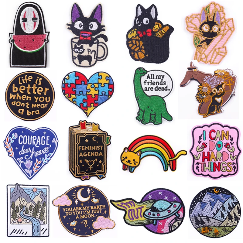 C154 Creative Embroidery Ironing Patch Badge Patchwork Sewing Applique Watering Jacket Jeans Shoes Backpack Badge Sticker
C154 Creative Embroidery Ironing Patch Badge Patchwork Sewing Applique Watering Jacket Jeans Shoes Backpack Badge Sticker