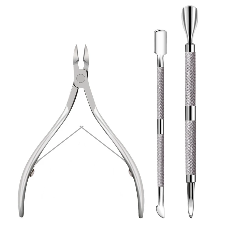 2PCS/Set Cleaner Nail Cuticle Nipper Double Spring Dead Skin Pusher Holographic Titanium Nail Art Manicure Pedicure Tools Kit
2PCS/Set Cleaner Nail Cuticle Nipper Double Spring Dead Skin Pusher Holographic Titanium Nail Art Manicure Pedicure Tools Kit