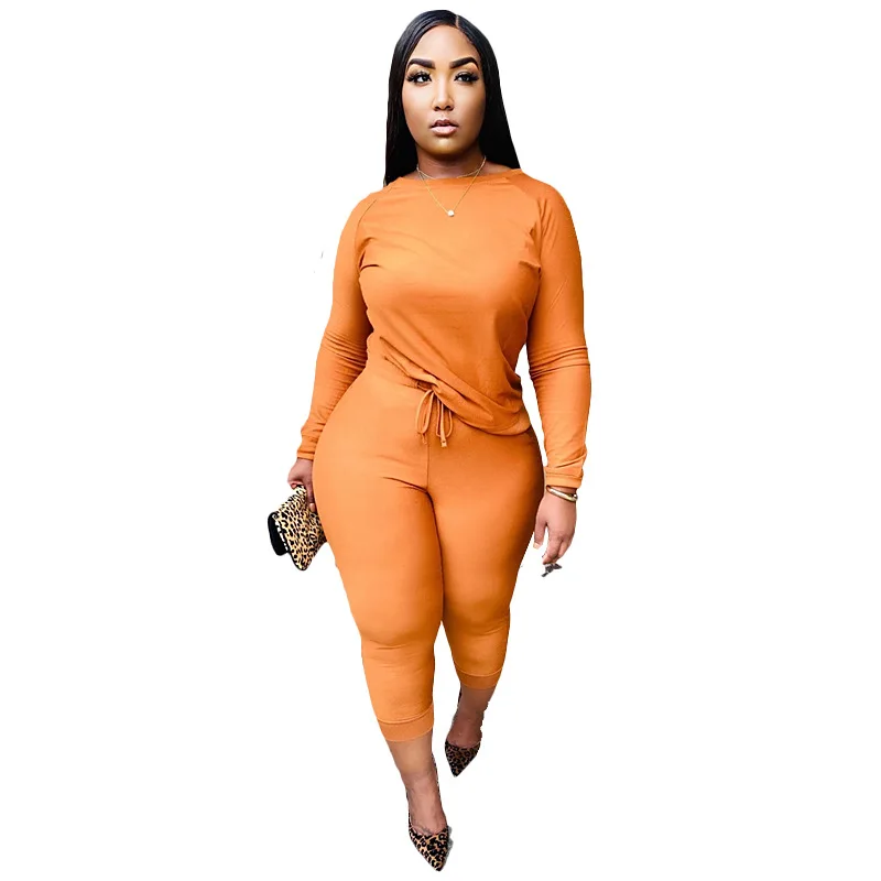2020 Autumn Winter Solid Tracksuits for Women Casual Two Piece Sets Plus Size Skinny Pants + Loose O-neck T-shirts Outfits
2020 Autumn Winter Solid Tracksuits for Women Casual Two Piece Sets Plus Size Skinny Pants + Loose O-neck T-shirts Outfits