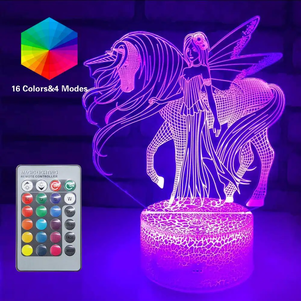 3D Einhorn Nachtlicht LED Optische Illusion Lampen Fernbedienung Smart Tisch Lampe 16 Farben Decor Luminaria Lampara Party
3D Einhorn Nachtlicht LED Optische Illusion Lampen Fernbedienung Smart Tisch Lampe 16 Farben Decor Luminaria Lampara Party