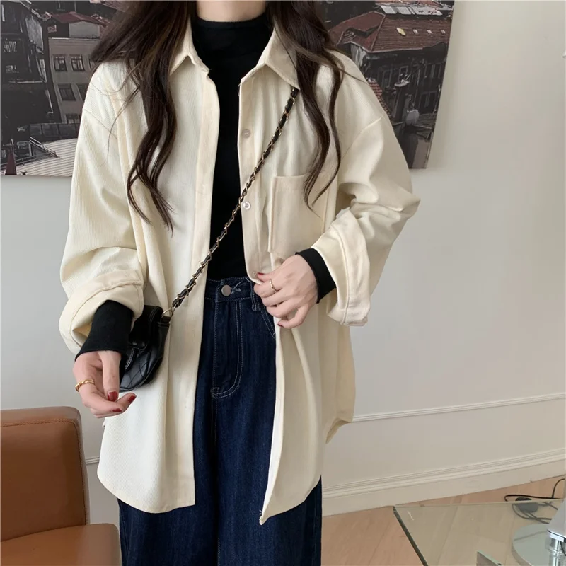 Вельветовая рубашка, женский дизайн 2021, новый французский ранний Топ с длинным рукавом
Вельветовая рубашка, женский дизайн 2021, новый французский ранний Топ с длинным рукавом