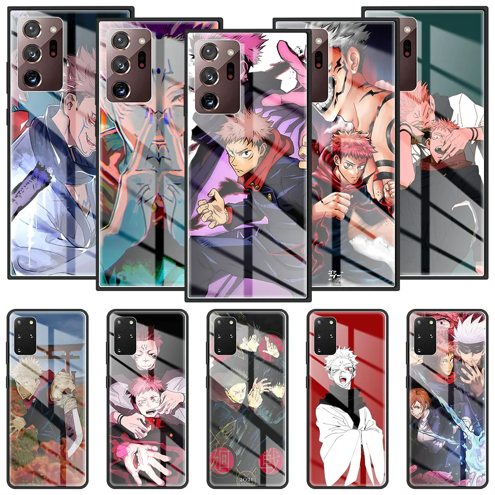 Glass Case for Samsung Galaxy S20 FE S21 S10 S9 S8 Note 20 Ultra 10 Plus 9 Tempered Phone Cover Jujutsu Kaisen Anime Coque
Glass Case for Samsung Galaxy S20 FE S21 S10 S9 S8 Note 20 Ultra 10 Plus 9 Tempered Phone Cover Jujutsu Kaisen Anime Coque