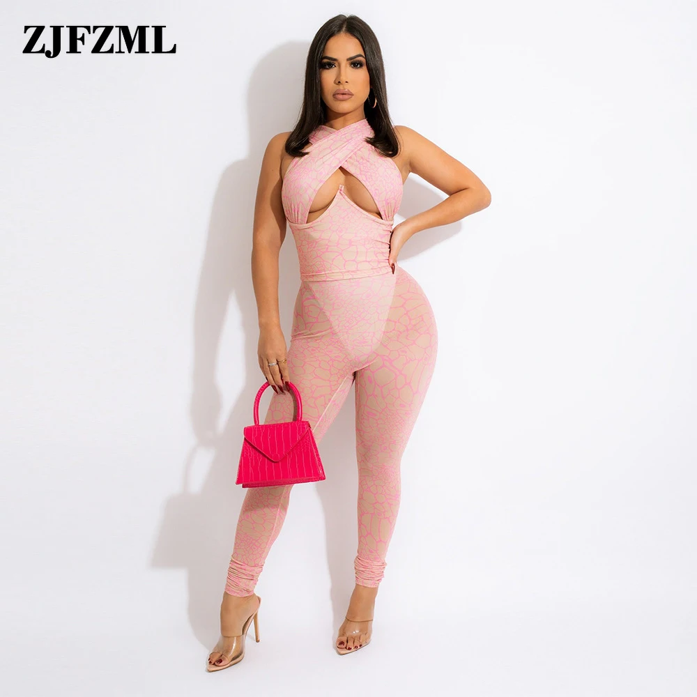 Pink Leopard Patchwork See Through Slim Romper Women Criss Cross Front Backless Jumpsuit Hipster Cut Out Cleavage Skinny Outfits
Pink Leopard Patchwork See Through Slim Romper Women Criss Cross Front Backless Jumpsuit Hipster Cut Out Cleavage Skinny Outfits