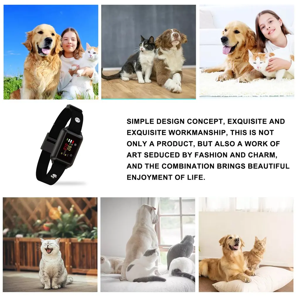Color Screen Vibration Automatic Bark Stopper Dog Training Collar With Buzzer Dog Training Durable Collar
Color Screen Vibration Automatic Bark Stopper Dog Training Collar With Buzzer Dog Training Durable Collar