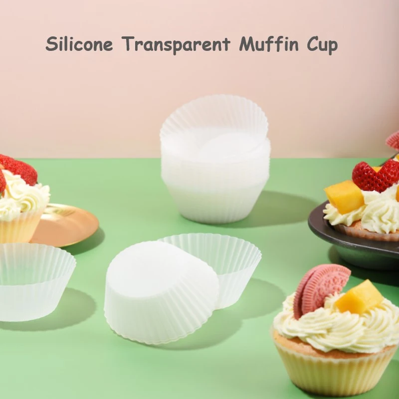 12PCS Silicone Cupcake Mold Muffin Cup Bakeware Cupcake Liner Reusable Muffin Baking Nonstick Moulds Kitchen Baking Accessories
12PCS Silicone Cupcake Mold Muffin Cup Bakeware Cupcake Liner Reusable Muffin Baking Nonstick Moulds Kitchen Baking Accessories