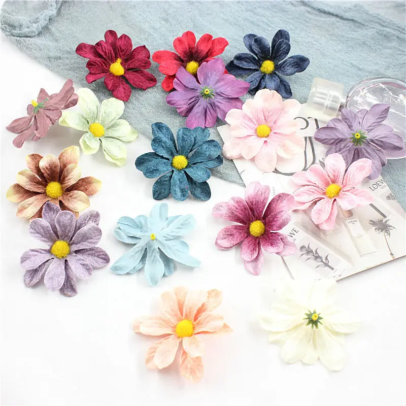 6cm Simulation Flower Fake Daisy DIY Wedding Party Home Decor Wreath Gift Box Clip Flores Artificiales Imitation Plant 10Pcs/Set
6cm Simulation Flower Fake Daisy DIY Wedding Party Home Decor Wreath Gift Box Clip Flores Artificiales Imitation Plant 10Pcs/Set