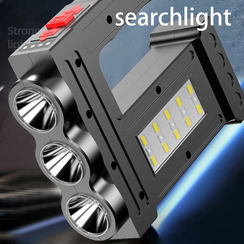 Power Bank Flashlight Three Light Super Bright Multi-Function
Power Bank Flashlight Three Light Super Bright Multi-Function