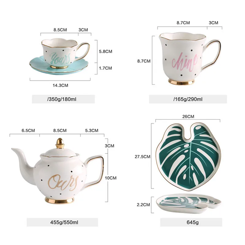 Ceramic Teaware Set European Golden Edge Tea Cup with Handle Durable Non-Slip Home Kitchen Desk Decoration Tea Coffee Pot Sets
Ceramic Teaware Set European Golden Edge Tea Cup with Handle Durable Non-Slip Home Kitchen Desk Decoration Tea Coffee Pot Sets