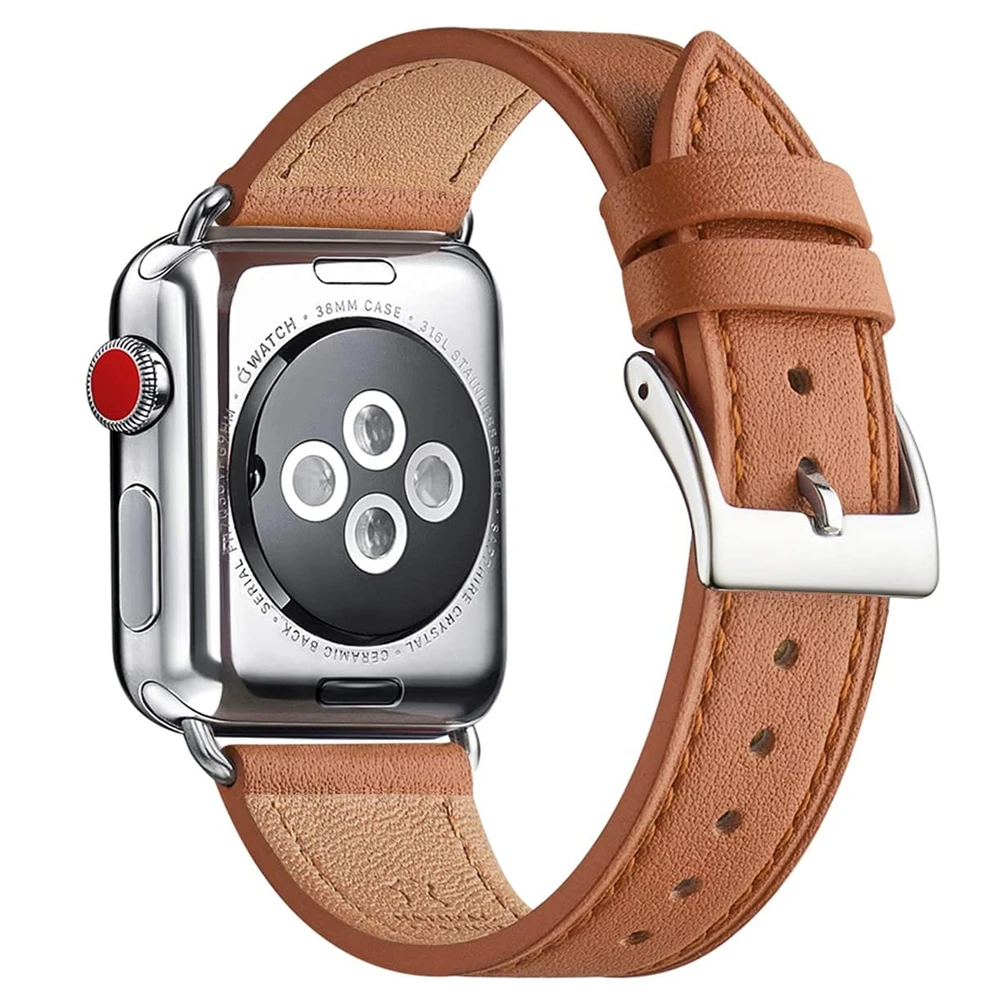 Leather watchstrap for iwatch band 38mm 40mm correa for apple watch bands Series 5 4 3 2 strap 44mm 42mm bracelet accessories
Leather watchstrap for iwatch band 38mm 40mm correa for apple watch bands Series 5 4 3 2 strap 44mm 42mm bracelet accessories