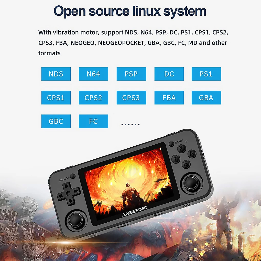 Handheld Game Console GBA GBC NDS 3.5 Inch IPS Screen Rechargeable Retro Game Console
Handheld Game Console GBA GBC NDS 3.5 Inch IPS Screen Rechargeable Retro Game Console