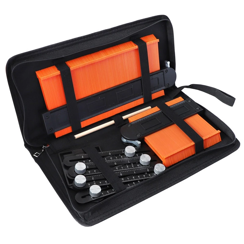 5 Inch + 10 Inch Self-locking Contour Gauge Irregular Profile Imitating And Measuring Tools With Six-Folding Profile Scale Ruler
5 Inch + 10 Inch Self-locking Contour Gauge Irregular Profile Imitating And Measuring Tools With Six-Folding Profile Scale Ruler