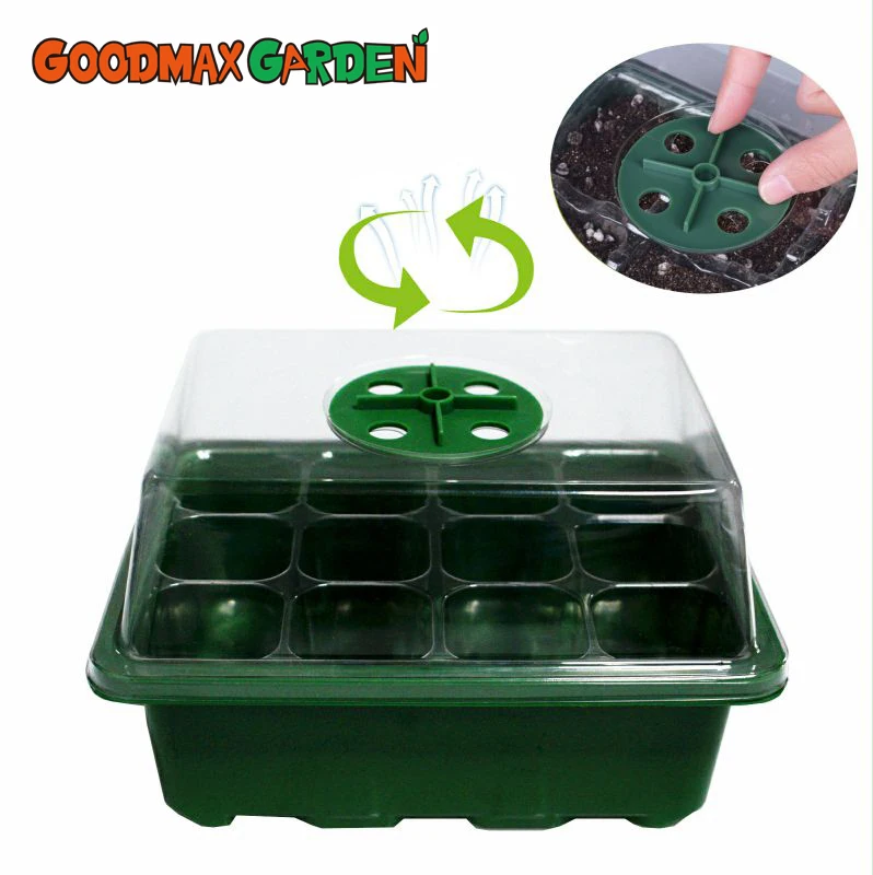 Adjustable Breathable Cover Seedling Tray 12 Hole Seedling Box 3-Piece Set Sowing Heat Preservation And Moisturizing
Adjustable Breathable Cover Seedling Tray 12 Hole Seedling Box 3-Piece Set Sowing Heat Preservation And Moisturizing