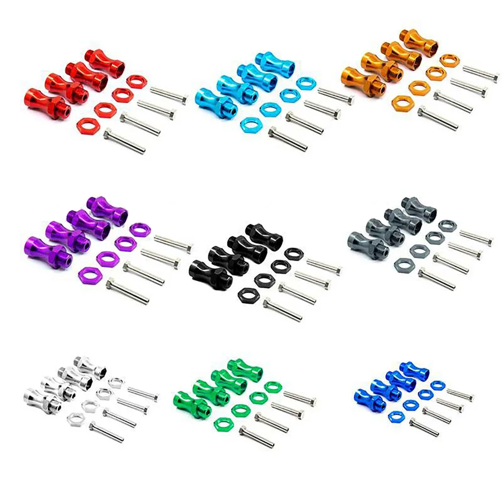 4PCS 12mm to 17mm Wheel Hex Hub Adapter Extension 30mm for 1/10 Switch to 1/8 Cross-country/ Short truck RC Model Car Parts
4PCS 12mm to 17mm Wheel Hex Hub Adapter Extension 30mm for 1/10 Switch to 1/8 Cross-country/ Short truck RC Model Car Parts
