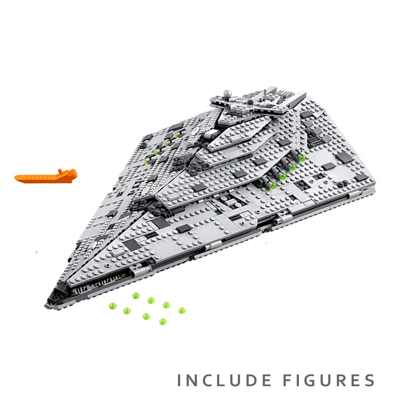 10901 First Order Star Destroyer Costruzion Model Building Blocks with Figures Compatible with 75190 Star DIY Bricks Toys
10901 First Order Star Destroyer Costruzion Model Building Blocks with Figures Compatible with 75190 Star DIY Bricks Toys