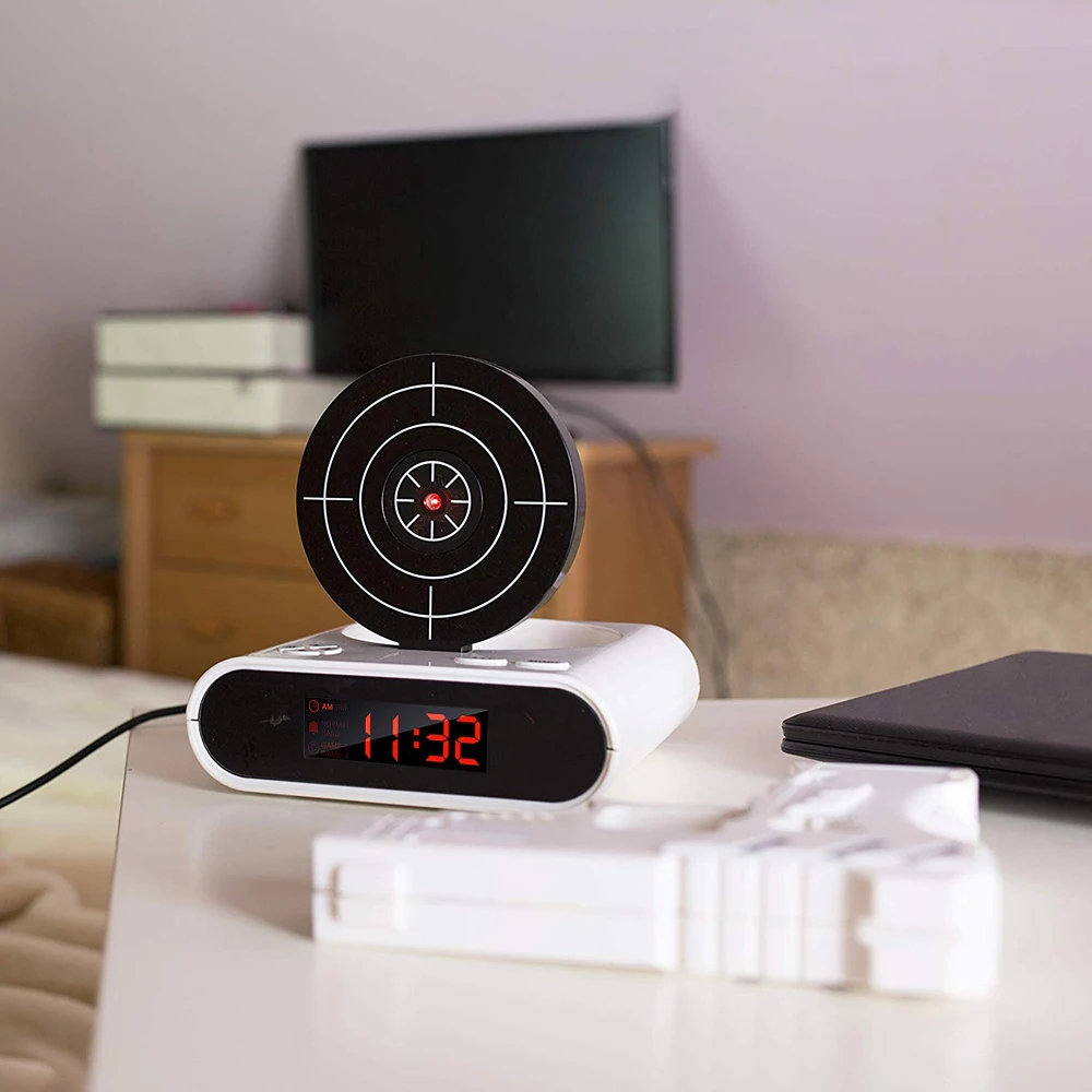 1Set Gun Alarm Clock / Shoot Alarm Clock / Gun O'Clock / Lock Load Target Alarm Clock Office Gadgets
1Set Gun Alarm Clock / Shoot Alarm Clock / Gun O'Clock / Lock Load Target Alarm Clock Office Gadgets
