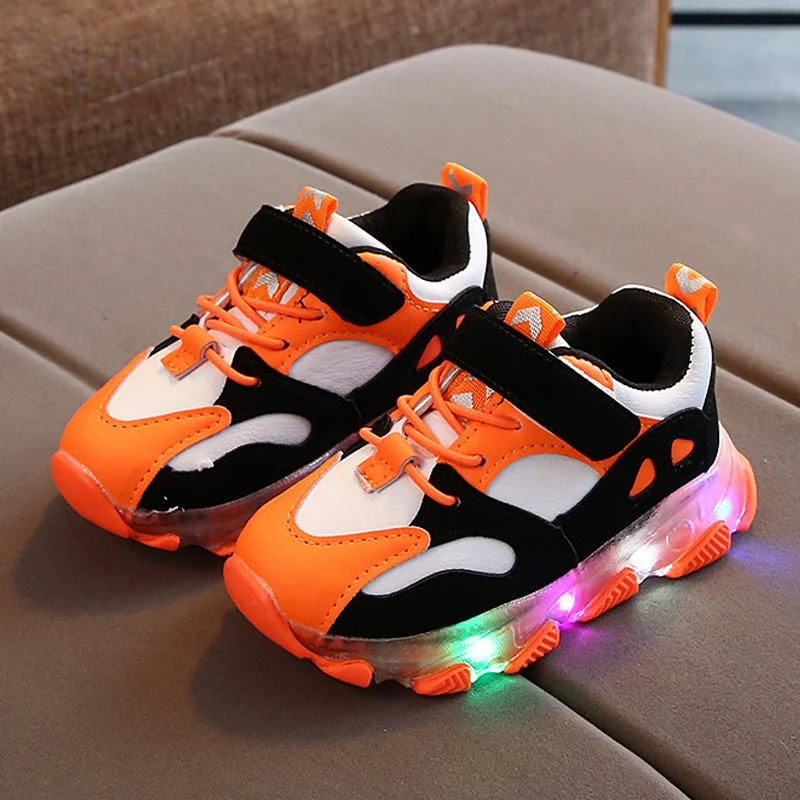 Size 21-30 Unisex Glowing Shoes Baby Toddler Luminous Sneakers Children Led Light Casual Shoes Baby Sneakers with Glowing Sole
Size 21-30 Unisex Glowing Shoes Baby Toddler Luminous Sneakers Children Led Light Casual Shoes Baby Sneakers with Glowing Sole