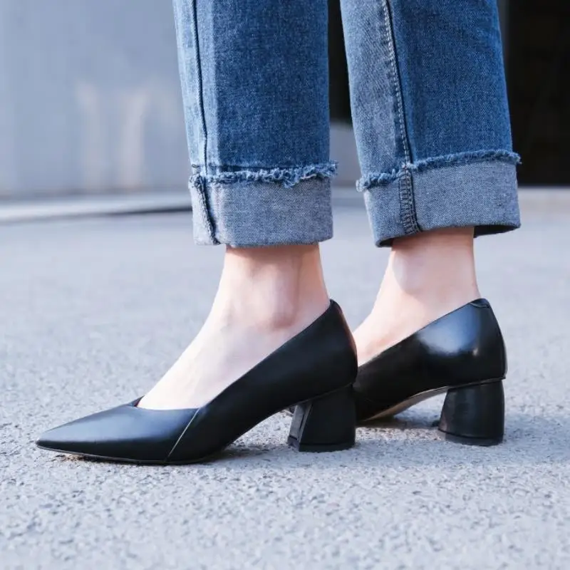 Rizabina Women High Heel Shoes Real Leather Strange Heel Pumps Women Fashion Wedding Shoes Women Party Footwear Size 34-39
Rizabina Women High Heel Shoes Real Leather Strange Heel Pumps Women Fashion Wedding Shoes Women Party Footwear Size 34-39
