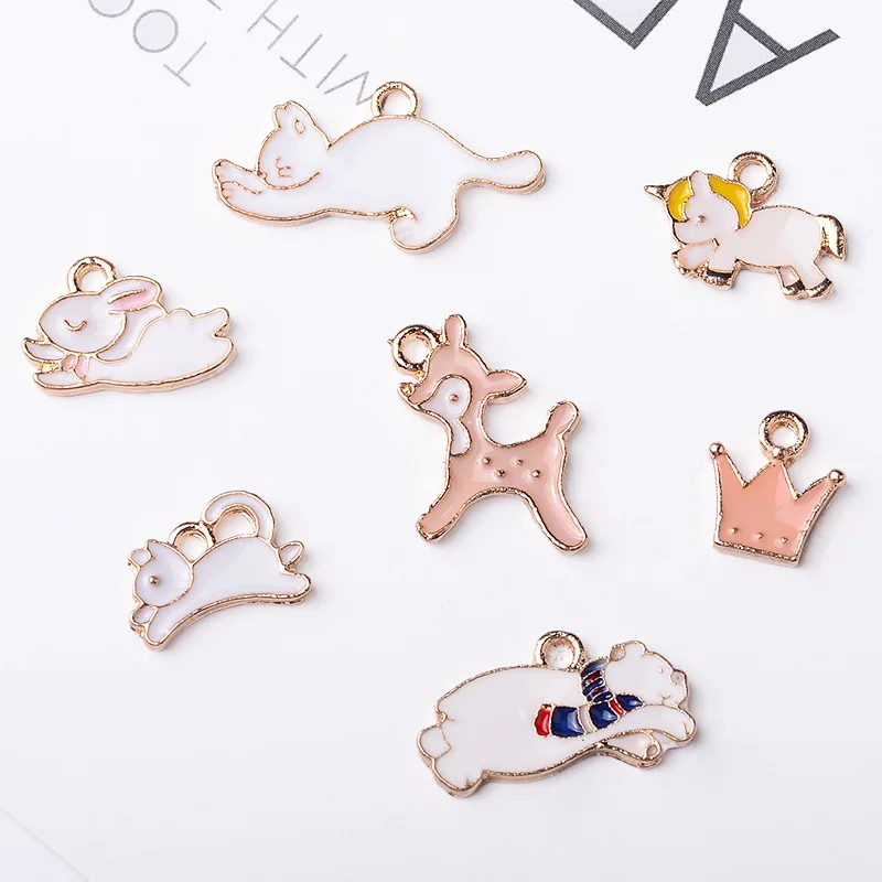 20 PCS Enamel Alloy Accessories Polar Bear Cat Pendant Bracelet Earring Diy Jewelry Accessories
20 PCS Enamel Alloy Accessories Polar Bear Cat Pendant Bracelet Earring Diy Jewelry Accessories