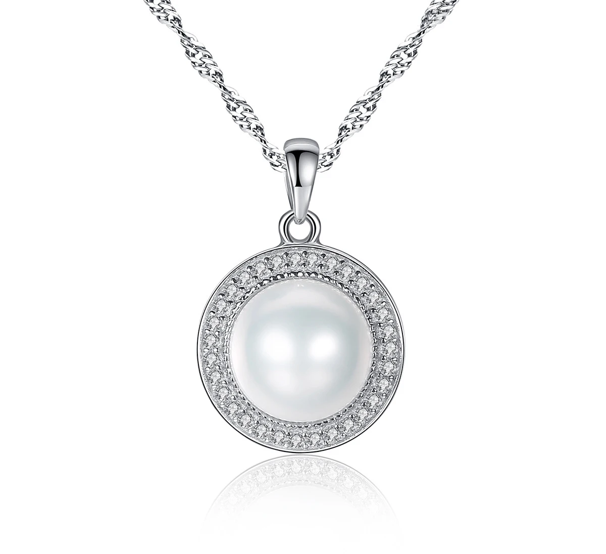 New 100% Real S925 Sterling Silver Necklace Chain Fresh Big Water Pearl Pendent Anti Allergy Fine Jewelry Accessories Exquisite
New 100% Real S925 Sterling Silver Necklace Chain Fresh Big Water Pearl Pendent Anti Allergy Fine Jewelry Accessories Exquisite