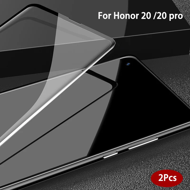 Защитное стекло закаленное для Huawei Honor 20 Pro/20s/V20 2 упаковки | Мобильные телефоны и