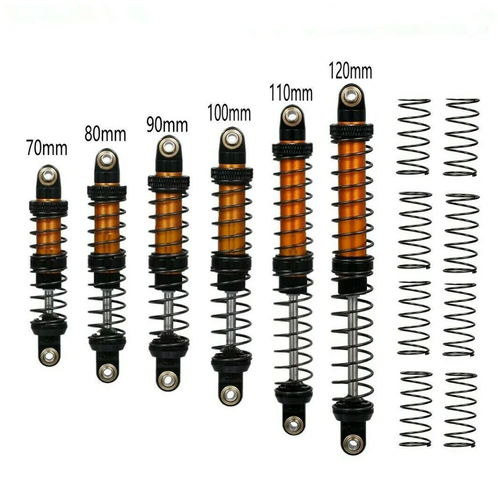 4PCS RC Crawler Oil Adjustable Metal Shocks 70mm 80mm 90mm 100mm 110mm 120mm For SCX10 Wraith TRX4 TRX6 ABSiMA Sherpa Metal
4PCS RC Crawler Oil Adjustable Metal Shocks 70mm 80mm 90mm 100mm 110mm 120mm For SCX10 Wraith TRX4 TRX6 ABSiMA Sherpa Metal