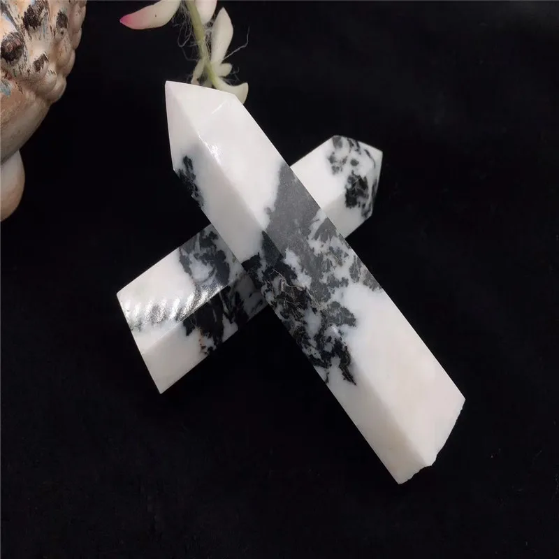 1pc Natural Stone Crystal Point Healing Quartz Obelisk Zebra Quartz Wand Beautiful Ornament for Home Decor Pyramid Energy Stone
1pc Natural Stone Crystal Point Healing Quartz Obelisk Zebra Quartz Wand Beautiful Ornament for Home Decor Pyramid Energy Stone