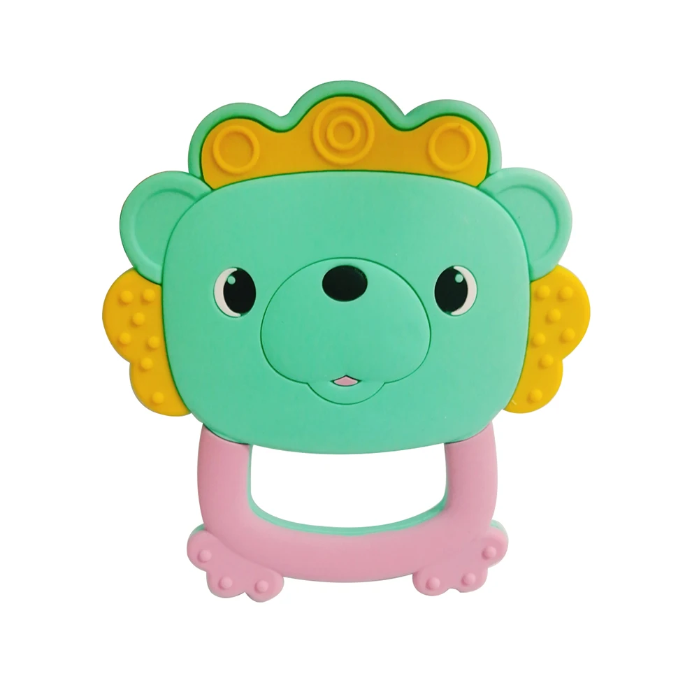 Baby Silicone Teether Cartoon Lion Shaped Newborn Molar Soother Infant Nursing Teething Chewing Toy Shower Gift Baby Accessories
Baby Silicone Teether Cartoon Lion Shaped Newborn Molar Soother Infant Nursing Teething Chewing Toy Shower Gift Baby Accessories